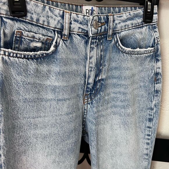 Urban Outfitters BDG Wilco Destroyed High-Waisted Cropped Flare Jeans sz 25 - Picture 7 of 16